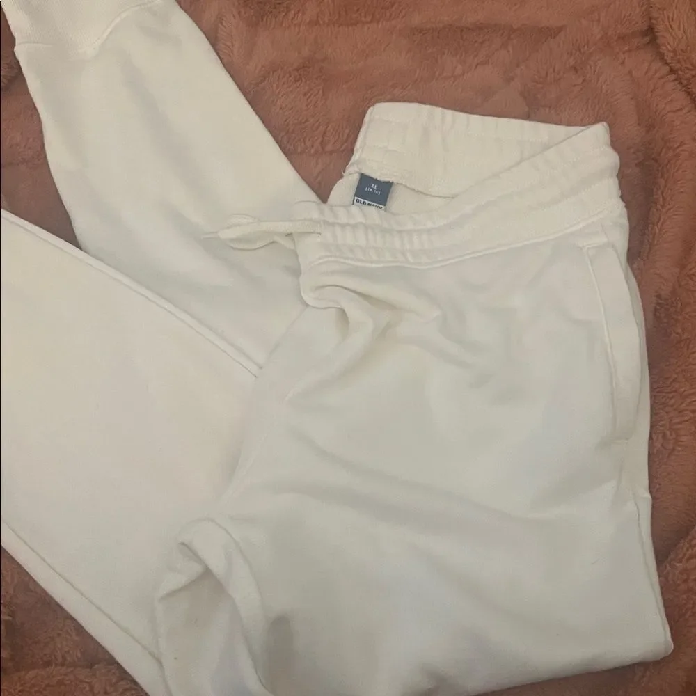 Old Navy Kids Off-White Joggers